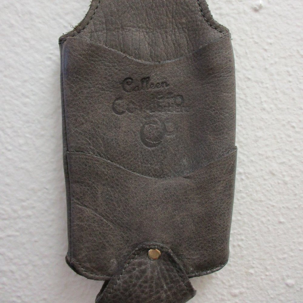 Calleen Cordero Leather Cell Wallet Crossbody Bag